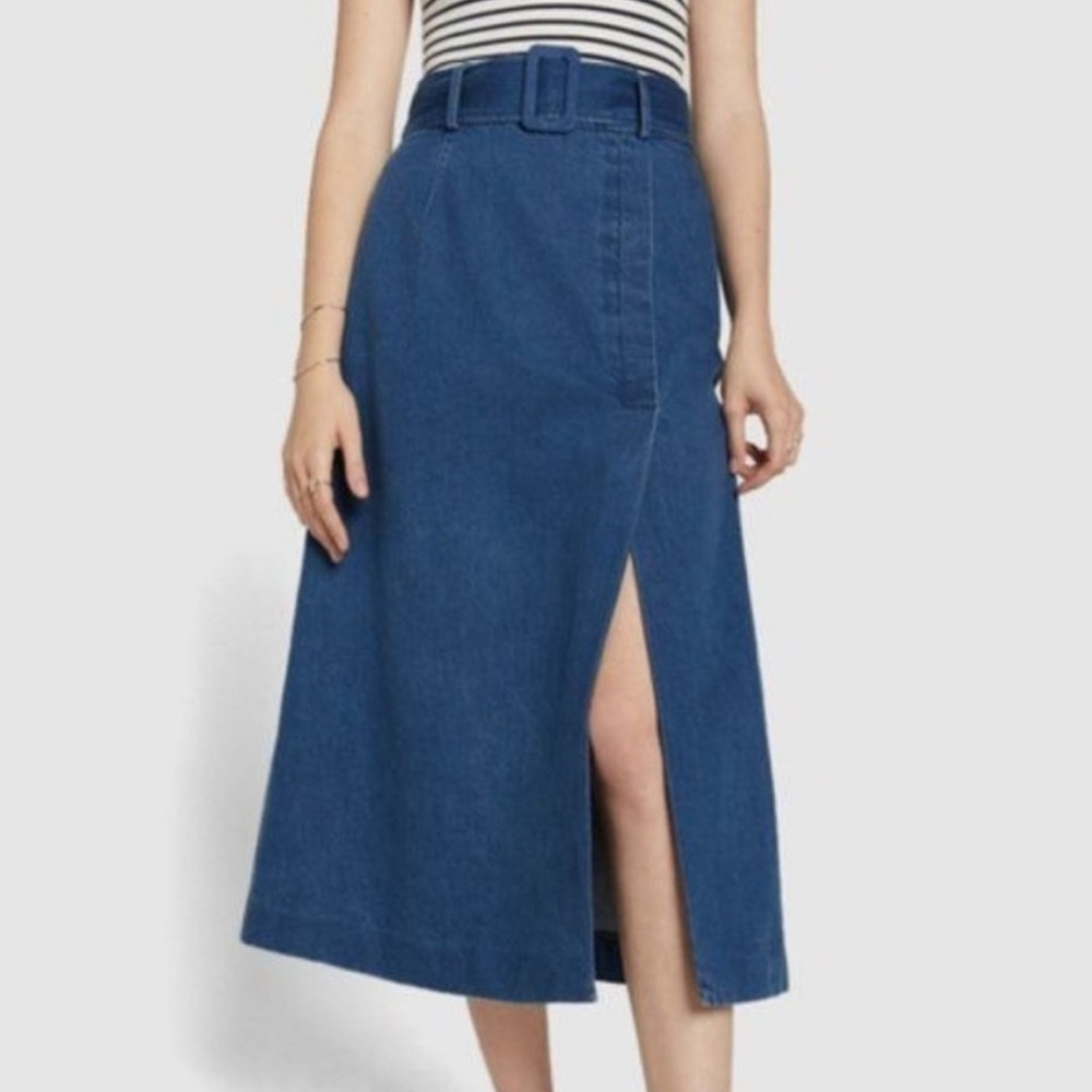 G. Goop Margaux Denim Skirt